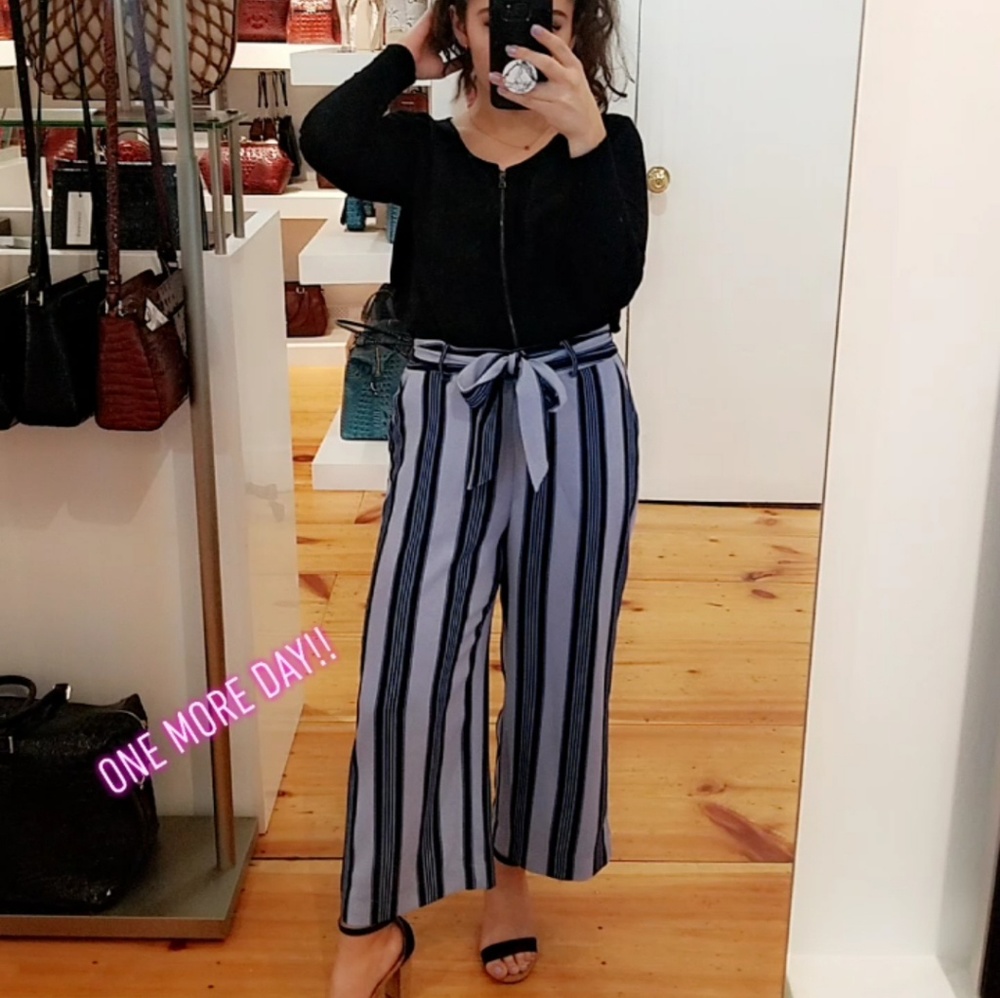 Loft Striped Culottes - Picture 6 of 6